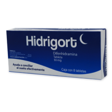 HIDRIGORT 8 TAB 50 MG