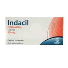 INDACIL 16 CAPS 300 MG