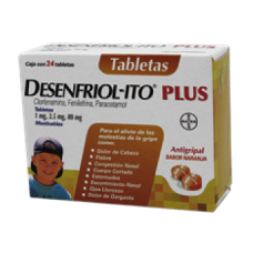 DESENFRIOL ITO PLUS 24 TAB 80/2.5/.1