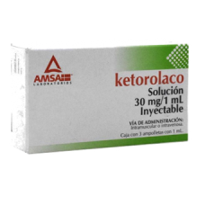 KETOROLACO 3 AMP 30 MG (AMSA)