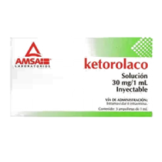 KETOROLACO 3 AMP 30 MG