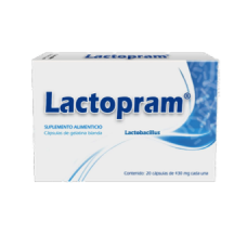 LACTOPRAM 20 CAPS 430 MG