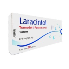 LARACINTOL 20 TAB 37.5 MG/325MG