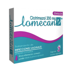 LOMECAN V OVS 3 PZA VAGINALES 200 MG