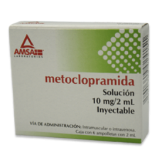 METOCLOPRAMIDA 6 AMP 10MG/2 ML