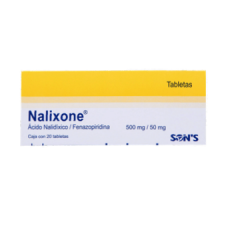 NALIXONE 20 TAB 500/50 MG