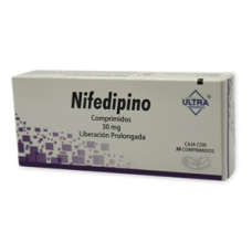 NIFEDIPINO 30 COMP 30 MG