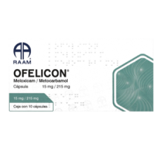 OFELICON CAP C/10 15/215 MG