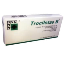 TROCILETAS LIMON 10 TAB 1.45 MG	