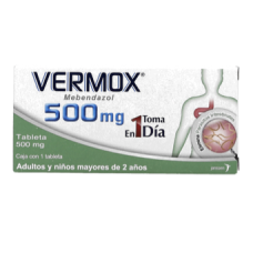 VERMOX 500 MG TAB C/1