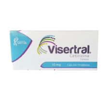 VISERTRAL 10 TAB 10 MG