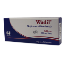 WADIL 30 TAB 500/5 MG